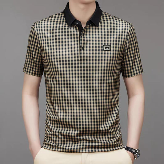 Regal Check Crest Polo T-Shirt