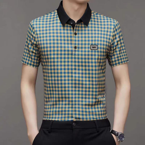 Regal Check Crest Polo T-Shirt