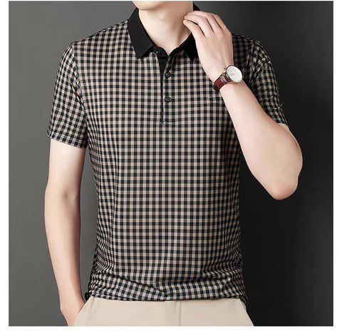 Regal Check Crest Polo T-Shirt