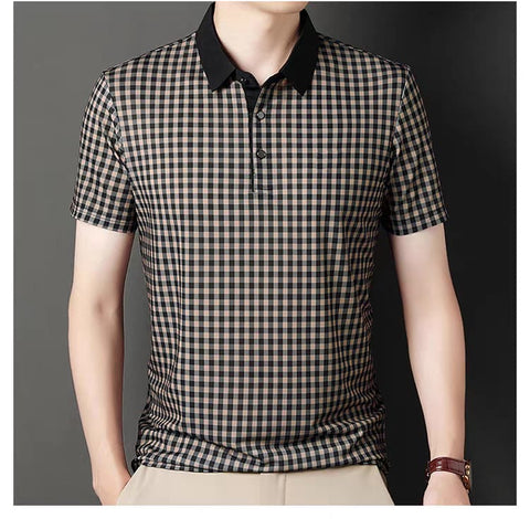 Regal Check Crest Polo T-Shirt