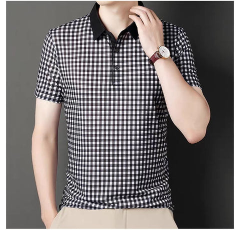 Regal Check Crest Polo T-Shirt