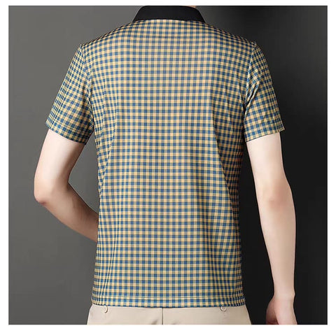 Regal Check Crest Polo T-Shirt