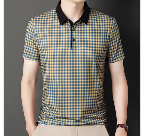 Regal Check Crest Polo T-Shirt