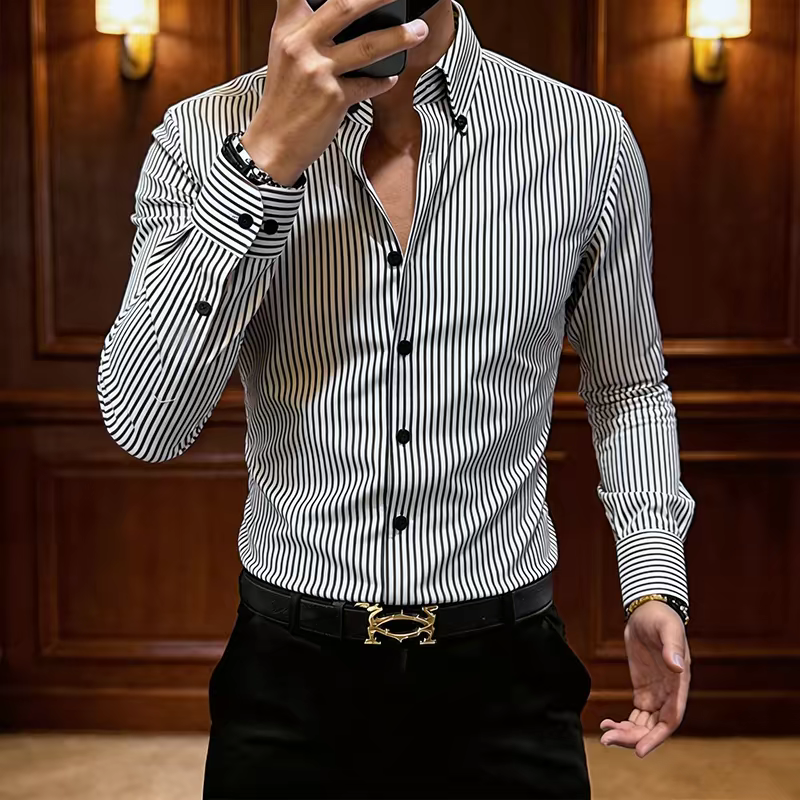 Premium Vertical Stripe Shirt
