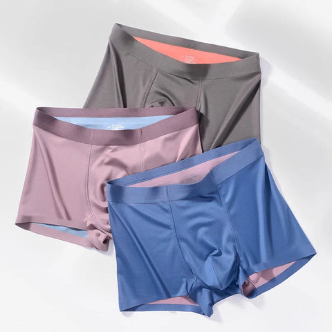 Men's 3-Pair Combo ComfortBlend Seamless Boxer Briefs