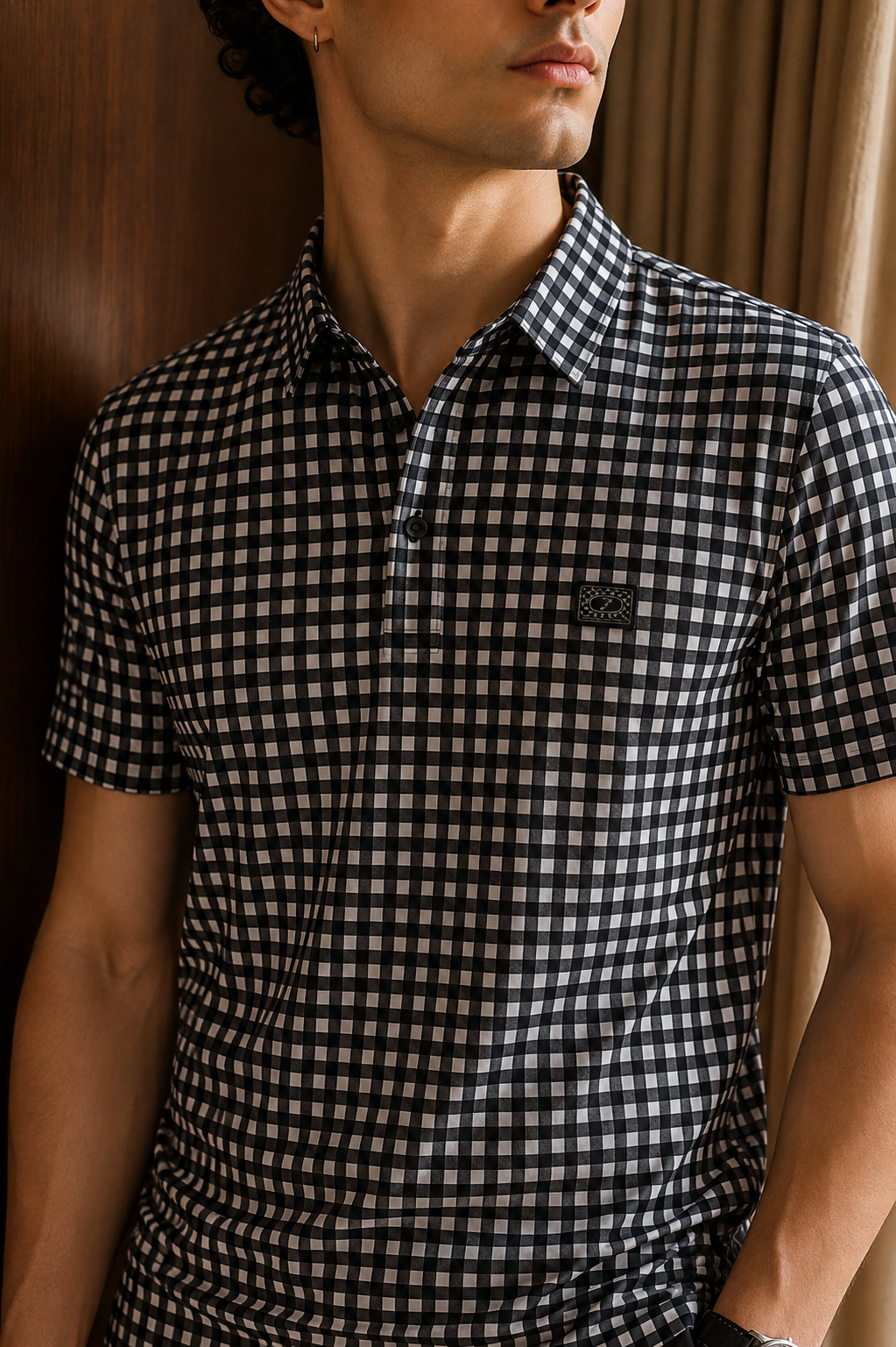 Regal Check Crest Polo T-Shirt