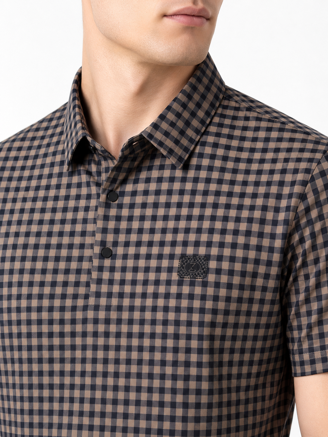 Regal Check Crest Polo T-Shirt