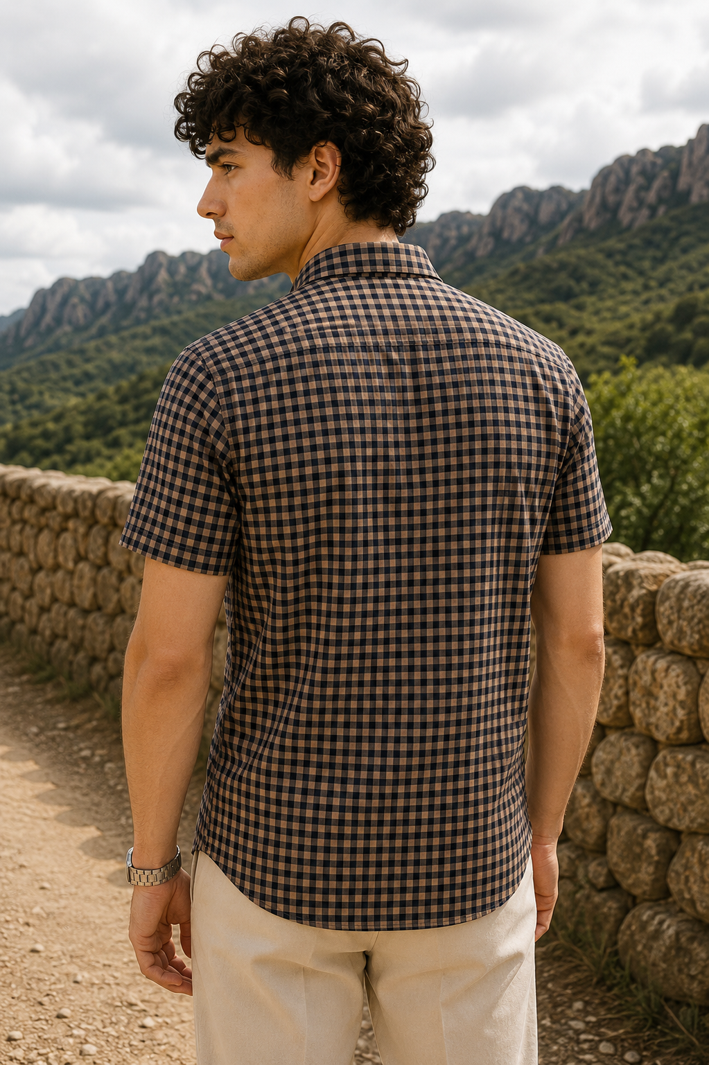 Regal Check Crest Polo T-Shirt