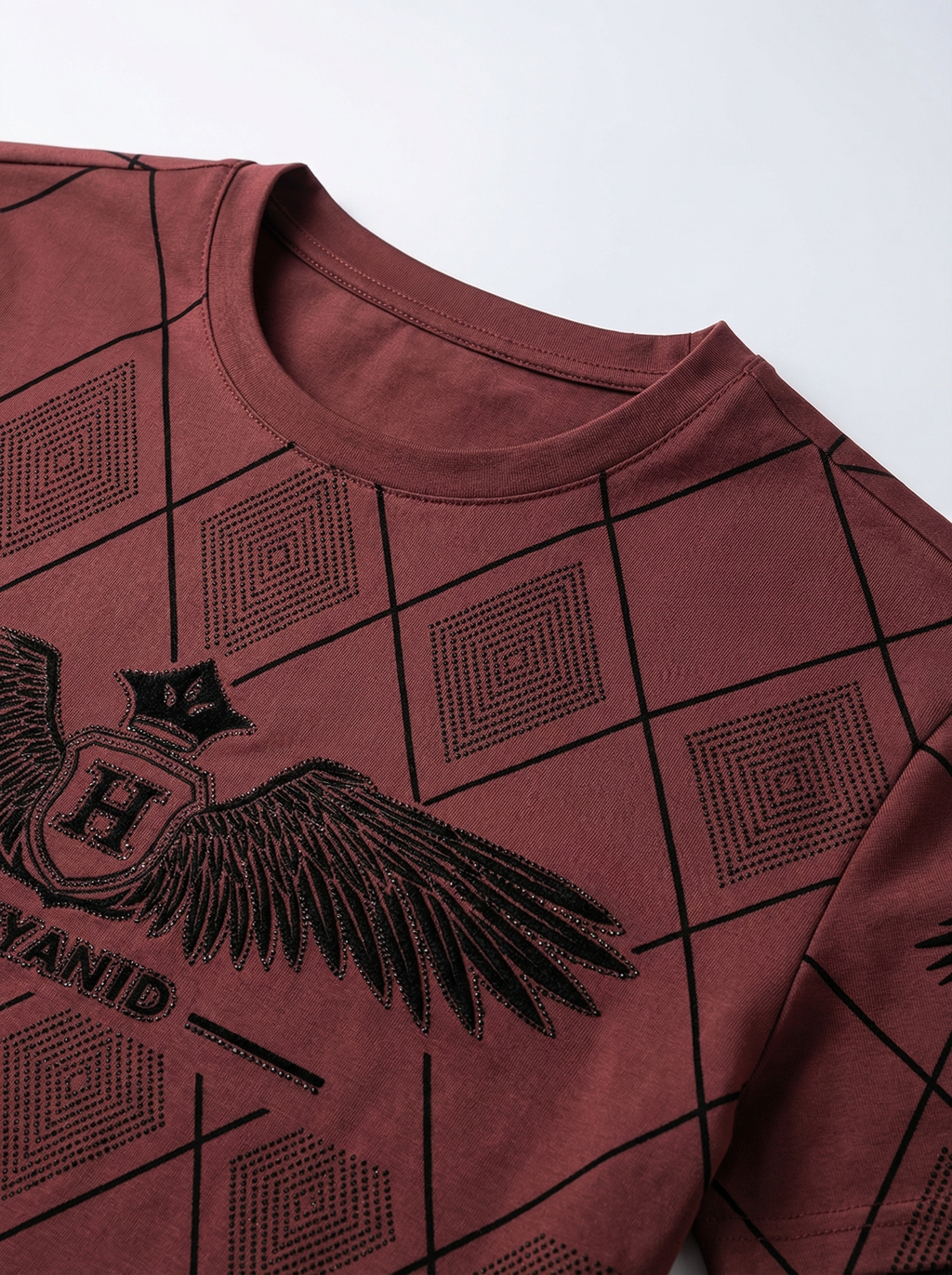 Obsidian Aegis Crest Casual T-Shirt