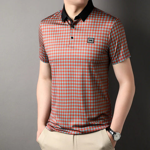 Vintage Pixelated Polo T-Shirt