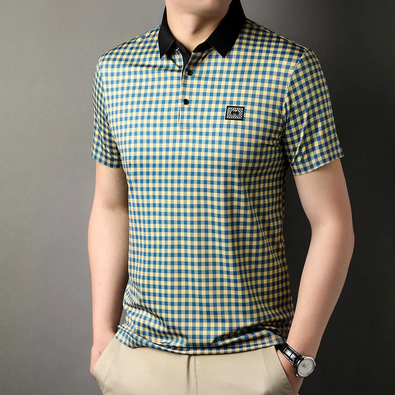 Vintage Pixelated Polo T-Shirt – TenaxTees