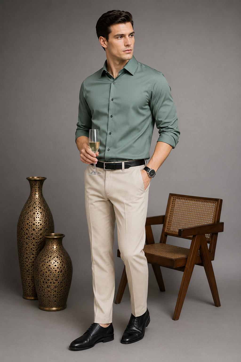 Sea Green Soft Classic Premium Shirt