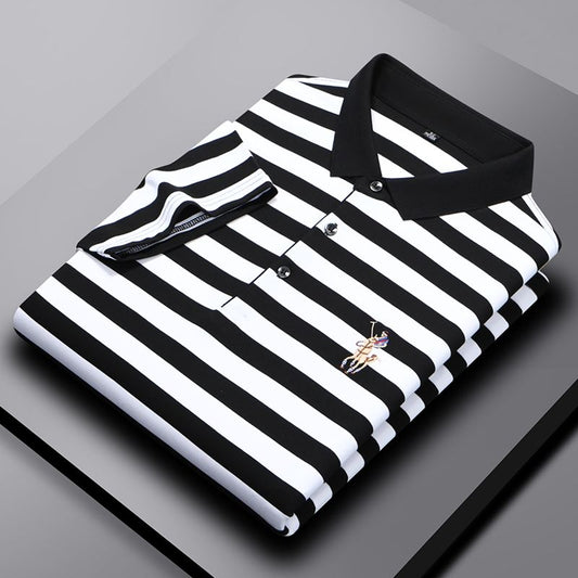 Prestige Lineage Striped Polo T-Shirt